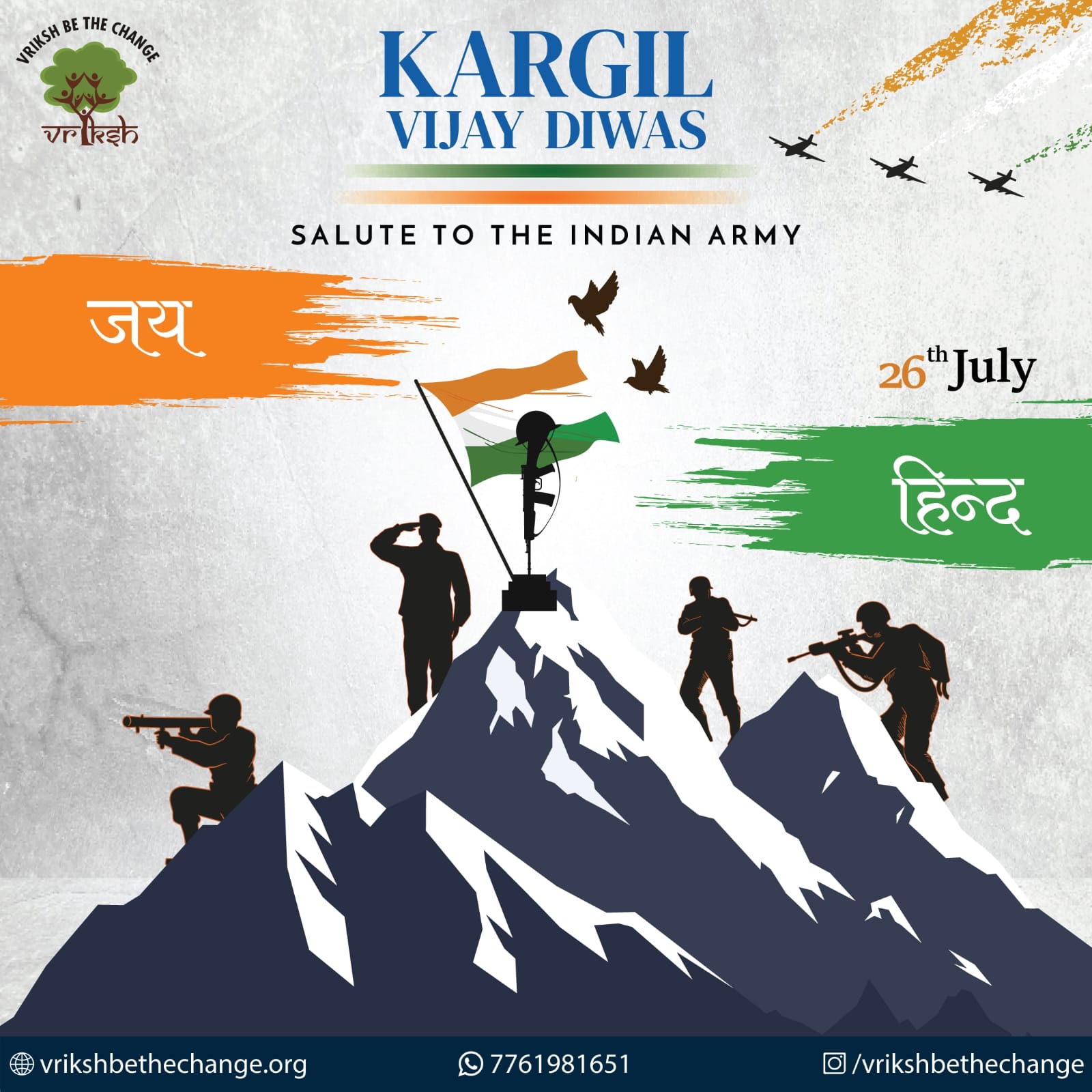 Saluting the Kargil Heroes 🇮🇳